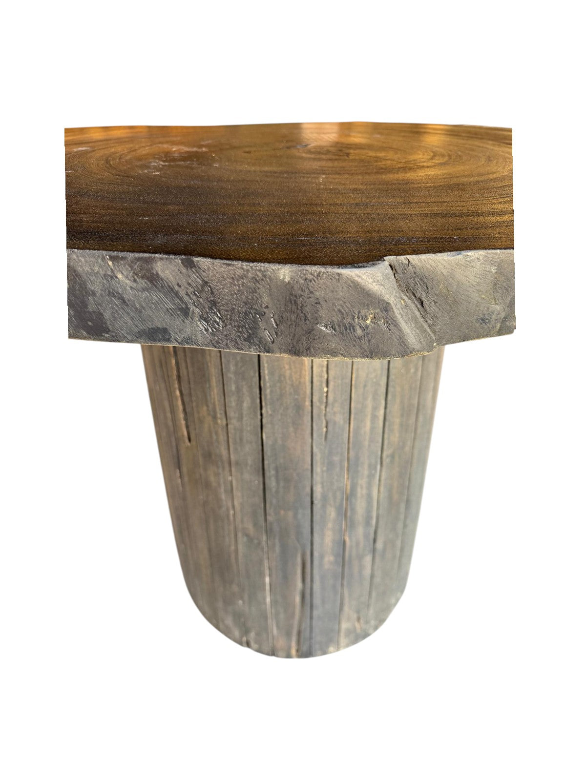 MESA DE MADERA RUAR REDONDA 90 X 80/90