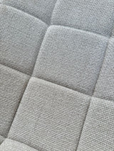 Silla Giratoria Victoria Pata Blanca Tela Daly 02 Beige