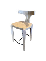 Silla Bar/Alta Madera Mod. Arena Fishtail Counter - Vintage