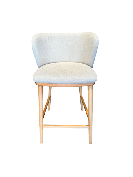 Taburete Ciselia Beige - Madera Maciza