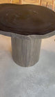 MESA DE MADERA RUAR REDONDA 90 X 80/90